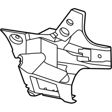 BMW 51-12-8-075-453 GUIDE FOR BUMPER, SIDE, LEFT