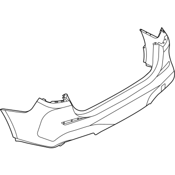 BMW 51-12-8-080-943 BUMPER TRIM PANEL, PRIMED, R