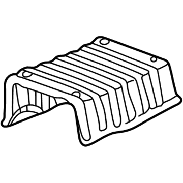 Lexus 58327-50030 Insulator, Main Muffler Heat