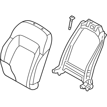 Kia 883033W002EAN Back Assembly-Front Seat Driver