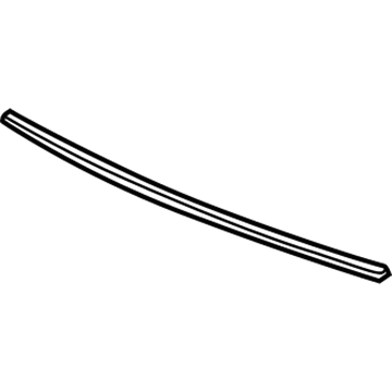 Acura 73127-TL0-000 Rubber B, Front Windshield Dam