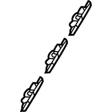 Acura 91573-TL2-305 Clip, A Front Side Garni