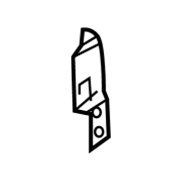 Nissan 68138-9FD0A Bracket Instrument Side