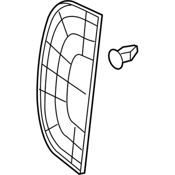 Nissan 768A0-1FA0A FINISHER-Pillar R