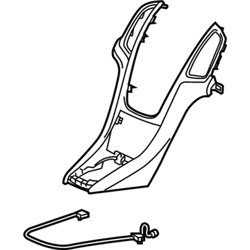GM 13407046 Applique Asm-Instrument Panel Center Trim Plate *Black Magic