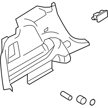 Ford 9A1Z-7831013-BB Quarter Trim Panel