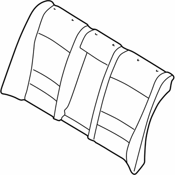 BMW 52-20-8-197-605 Cover Backrest, Leather