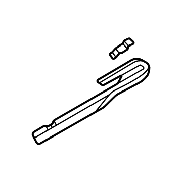 Kia 89622R5000WK Cover-Rail OTR LH