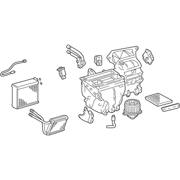 Toyota 87010-02230 AC & Heater Assembly