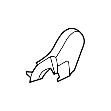 Nissan 87331-5EE0A Finisher-Cushion, Front Seat Inner RH