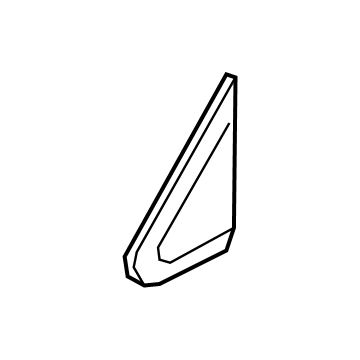 Nissan 96318-5AA0A Finisher-Door Corner, RH