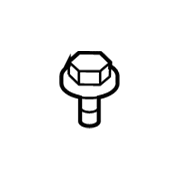 Mopar 6105102AA Screw-HEXAGON FLANGE Head