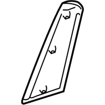 Toyota 75755-74010 Window Molding