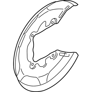 BMW 34-20-6-886-730 PROTECTION PLATE