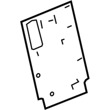 GM 23134189 Seat Back Panel