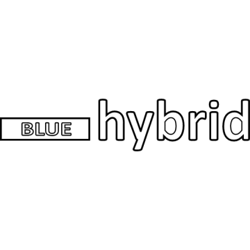 Hyundai 86314-BY000 Emblem-Hybrid
