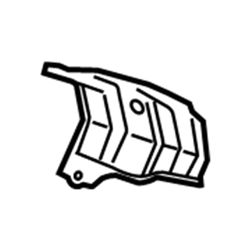 Lexus 58156-30080 Insulator, Front Floor Heat, NO.4