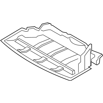 Nissan 75892-1EA0A Cover-Engine, Lower