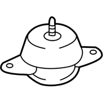 Nissan 11220-3NF0A Insulator Assy-Motor Mounting, Front