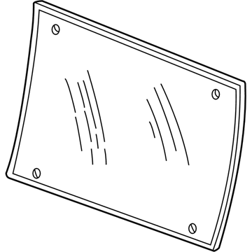 GM 15149386 Door Glass