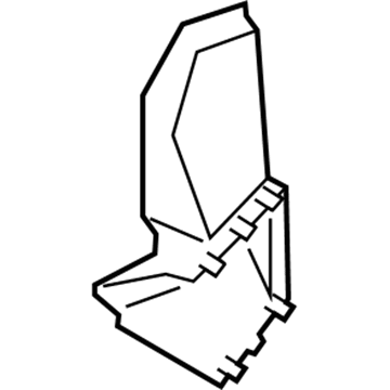BMW 51-74-7-320-264 Air Duct Displaced Radiator Right