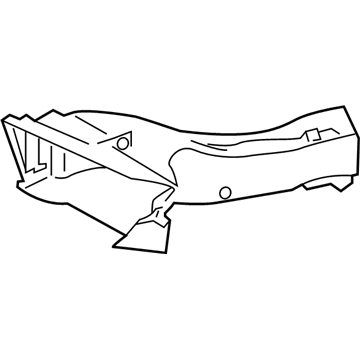 BMW 51-74-8-059-855 Air Duct, Brake, Left