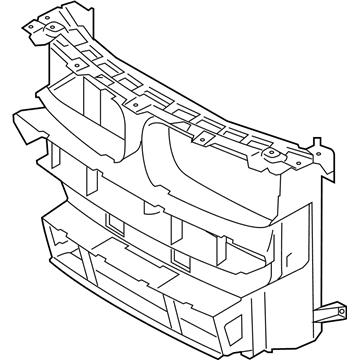 BMW 51-64-8-055-208 Cooling Air Duct