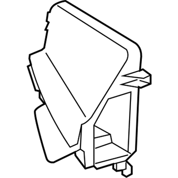 BMW 51-74-7-320-266 Air Duct Displaced Radiator Right