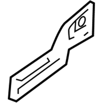 Honda 71593-SCV-A00 Spacer, R. RR. Bumper Side