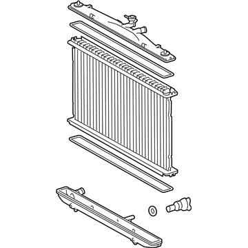 Lexus 16041-31630 Radiator Assembly, No.2