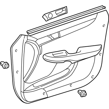 Lexus 67620-33A30-A1 Panel Assembly, Front Door