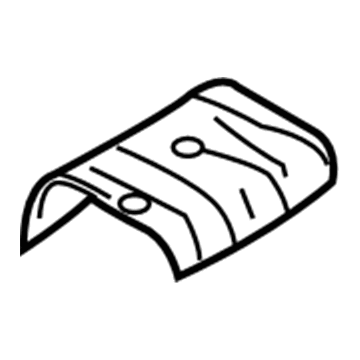Infiniti 74762-JK000 INSULATOR-Heat, Rear Floor