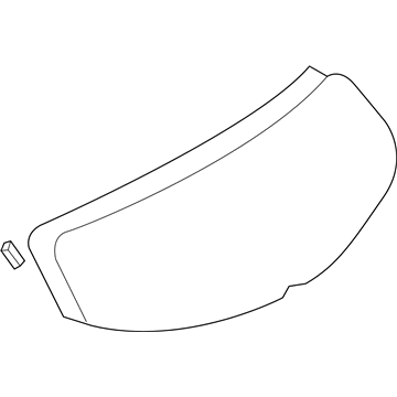 Nissan K0300-JM00B Glass Back Door Window
