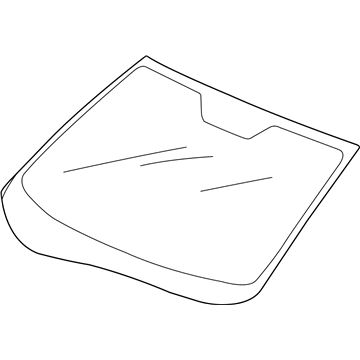 Honda 73111-T0G-A02 Glass Set, Front