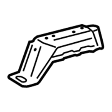 Lexus 57802-60010 Reinforcement, Rear NO.1 Seat Leg, Front NO.2