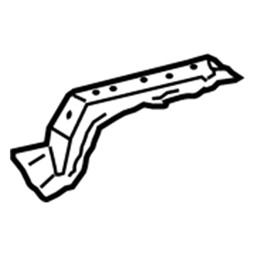 Lexus 57804-60020 Reinforce Sub-Assy, NO.1 Seat Leg, Rear NO.2