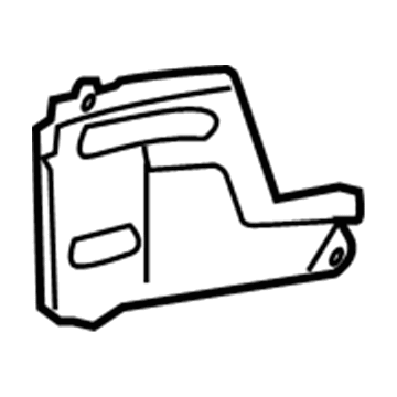 Lexus 58316-60070 Extension, Rear Floor Side Panel, Rear RH