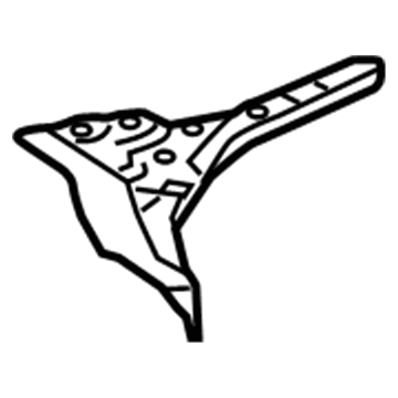 Lexus 57838-60030 Reinforcement, Rear NO.1 Seat Leg, Rear NO.4