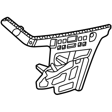 Hyundai 86651-L0000 Bracket-RR Bumper Side MTG, LH