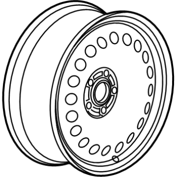 GM 42621334 Wheel, Steel