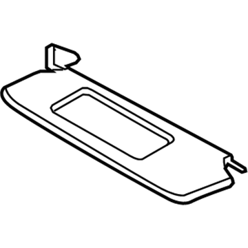 Nissan 96400-ZJ65A Passenger Side Sun Visor Assembly