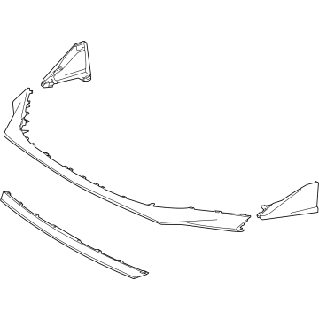 Lexus 76084-24020 Spoiler Set, FR