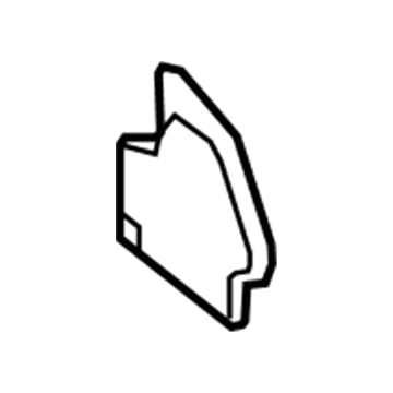 Nissan 78819-6FL0A Closing Plate-Rear Bumper, LH