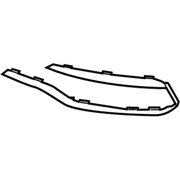 BMW 51-11-7-396-841 Air Inlet Finisher, Left