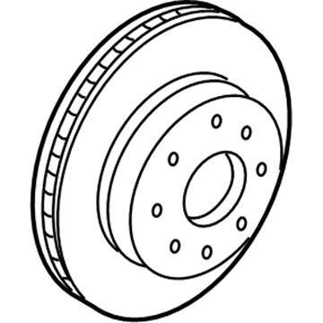 Acura 45251-S84-A01 Disk, Front Brake (14")