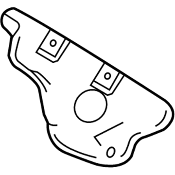 Ford FB5Z-9A462-B Upper Shield