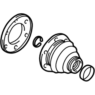 BMW 33-21-1-229-217 Repair Kit Bellows, Interior