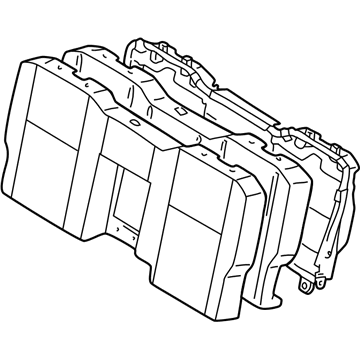 Toyota 71480-0C010-B0 Seat Back Assembly