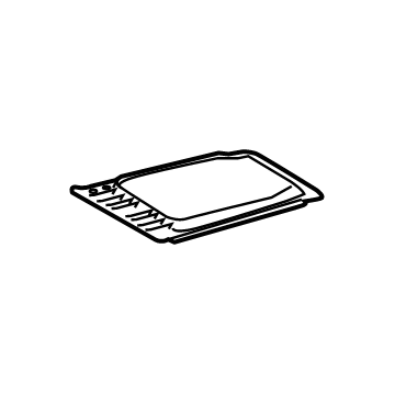 Lexus 72832-30060-C0 Plate, Rear Seat ARMRE