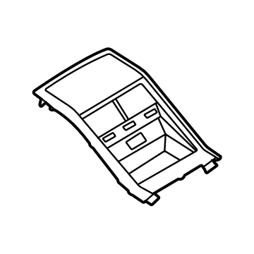 BMW 51-16-7-883-079 DEC TRIM CONNECT.CONSOLE AL:511608